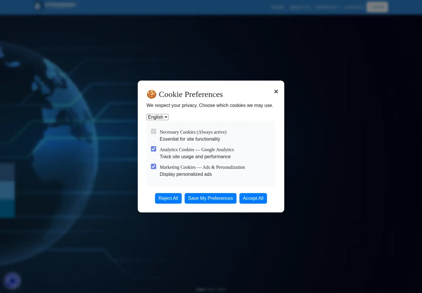 Captured homepage of offerrobo.com in the current scan