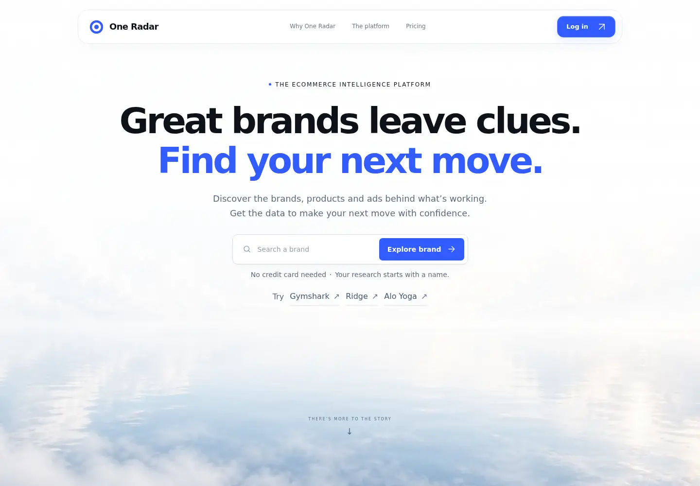 Screenshot of one-radar.com