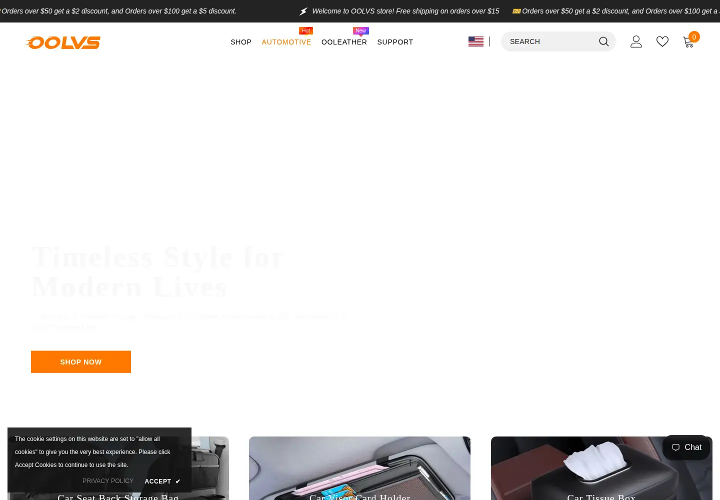 Screenshot of oolvs.com