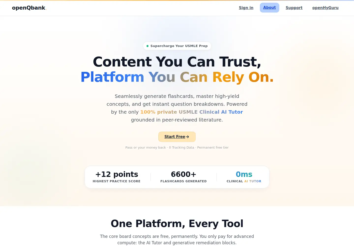 Captured homepage of openqbank.com in the current scan