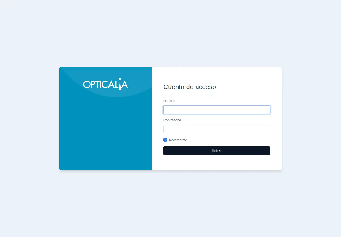 Screenshot of opticacontrueces.com
