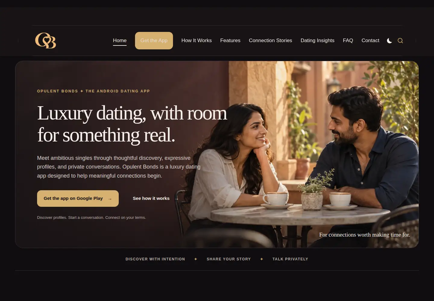 Screenshot of opulentbonds.com