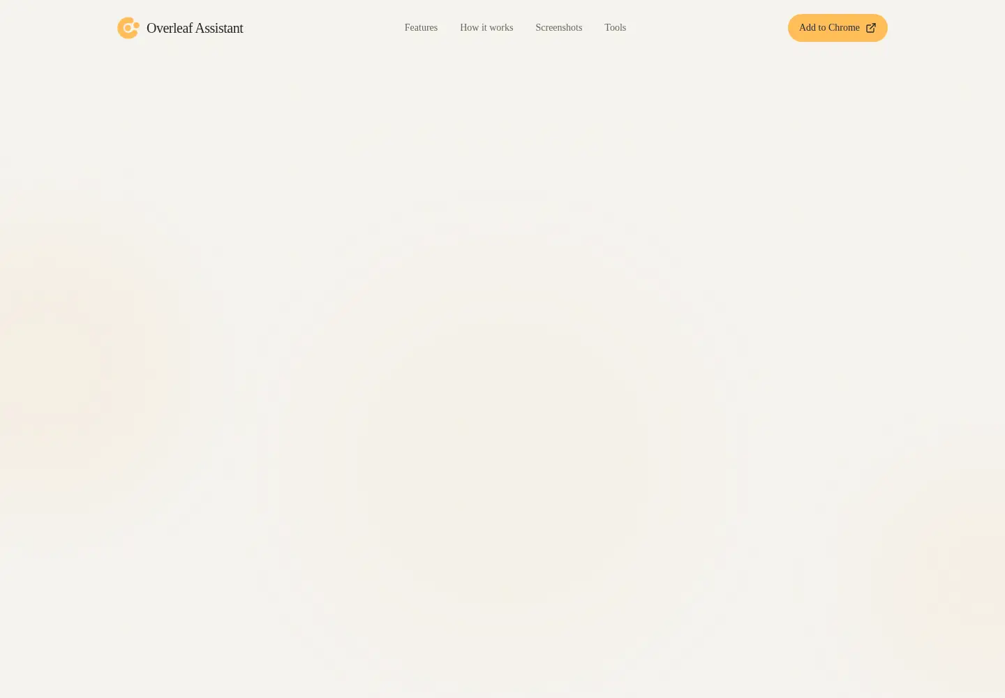Screenshot of overleafassistant.com