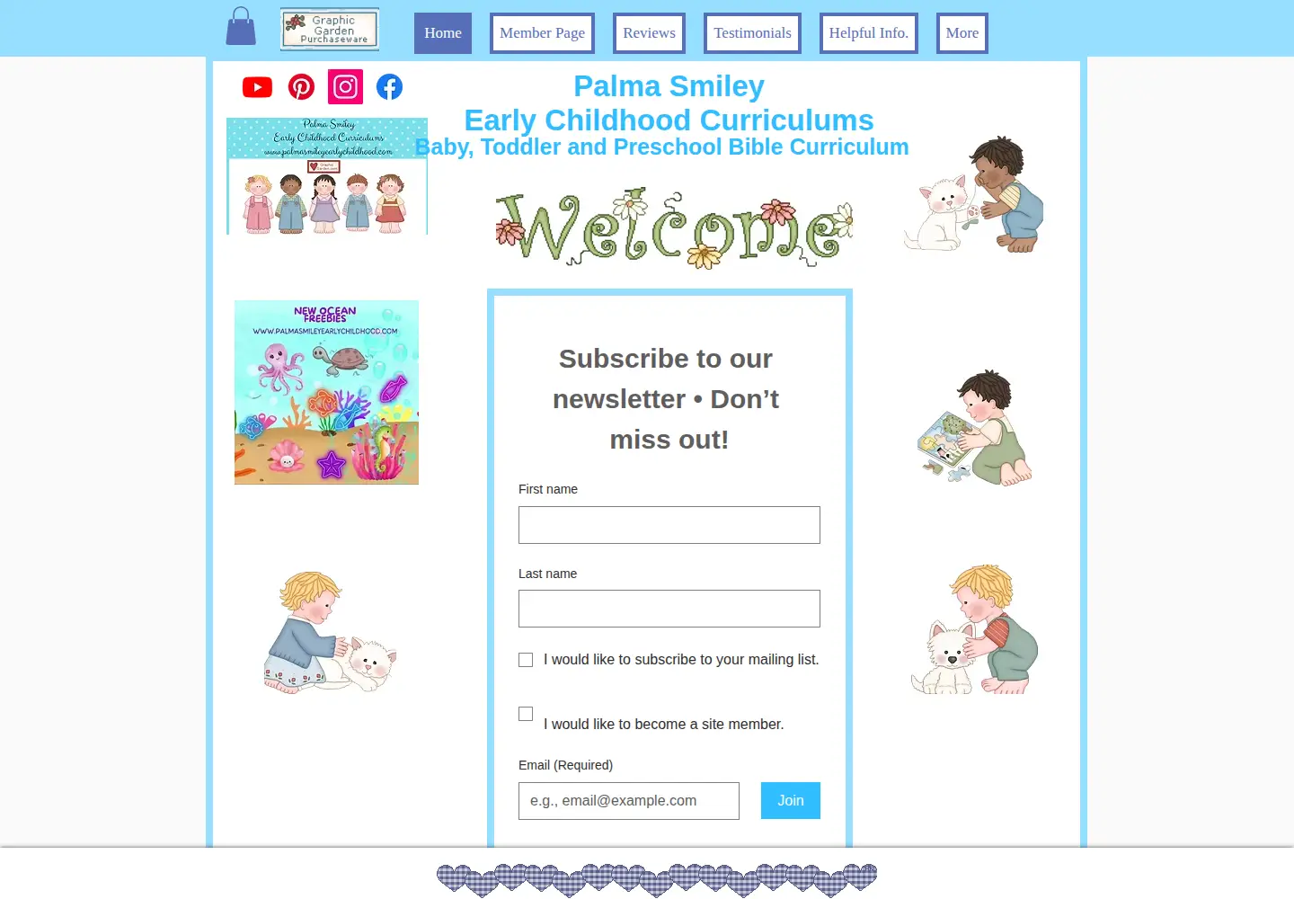 Screenshot of palmasmileyearlychildhood.com