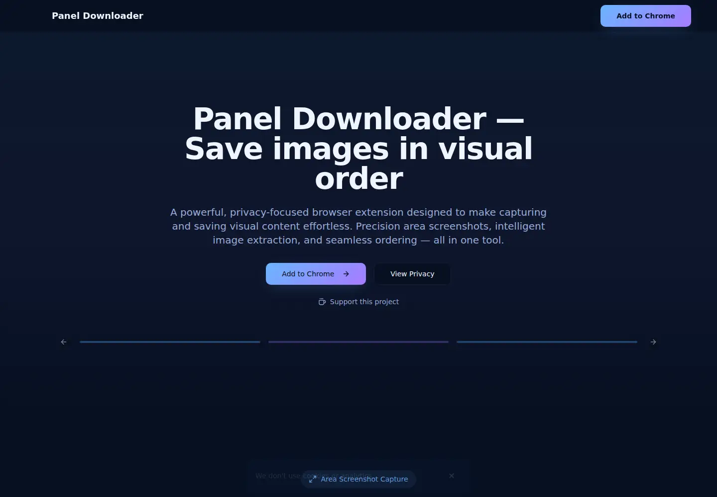 Screenshot of paneldownload.com