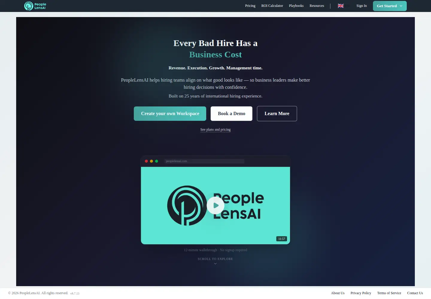 Screenshot of peoplelensai.com