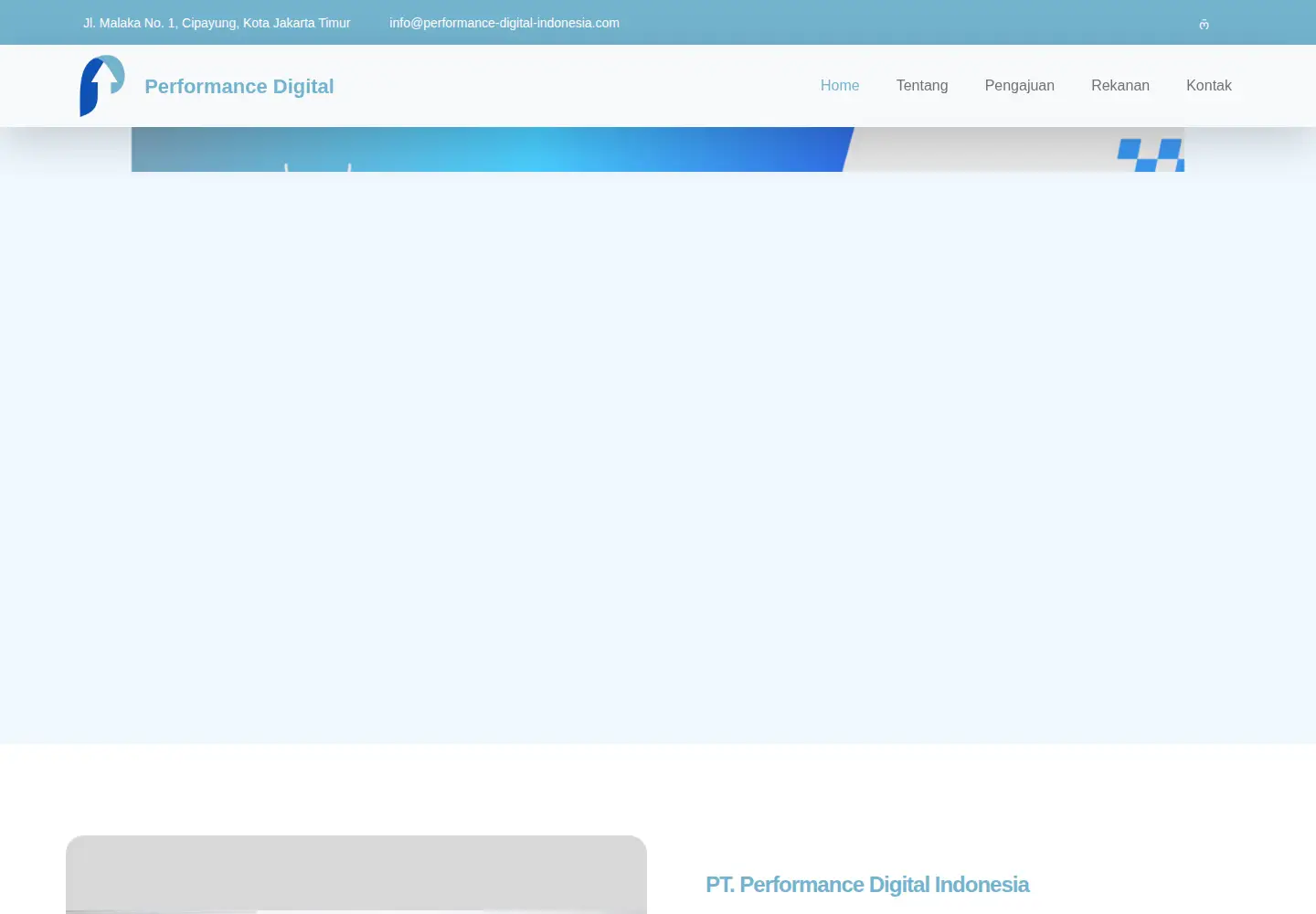 Captured homepage of performance-digital-indonesia.com in the current scan