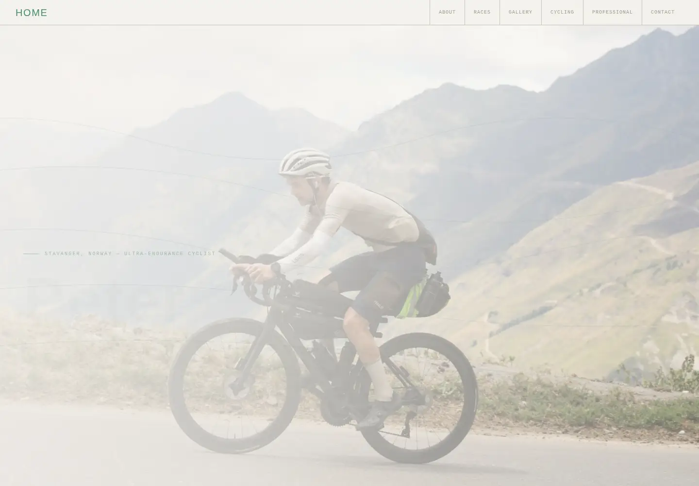 Captured homepage of peterkronberger.com in the current scan