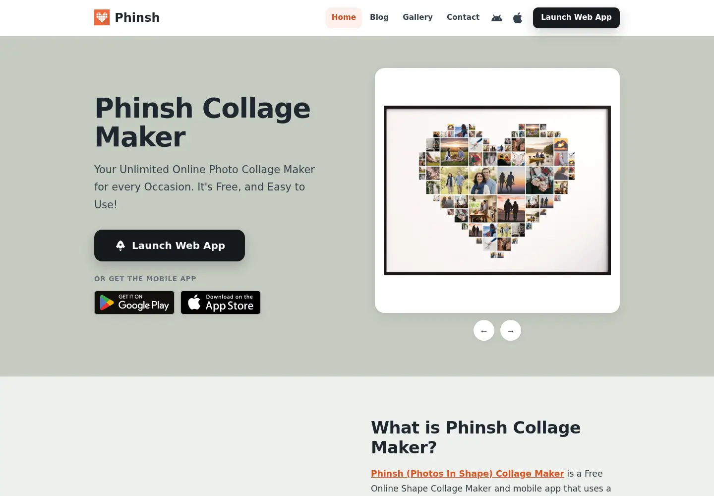 Screenshot of phinsh.com