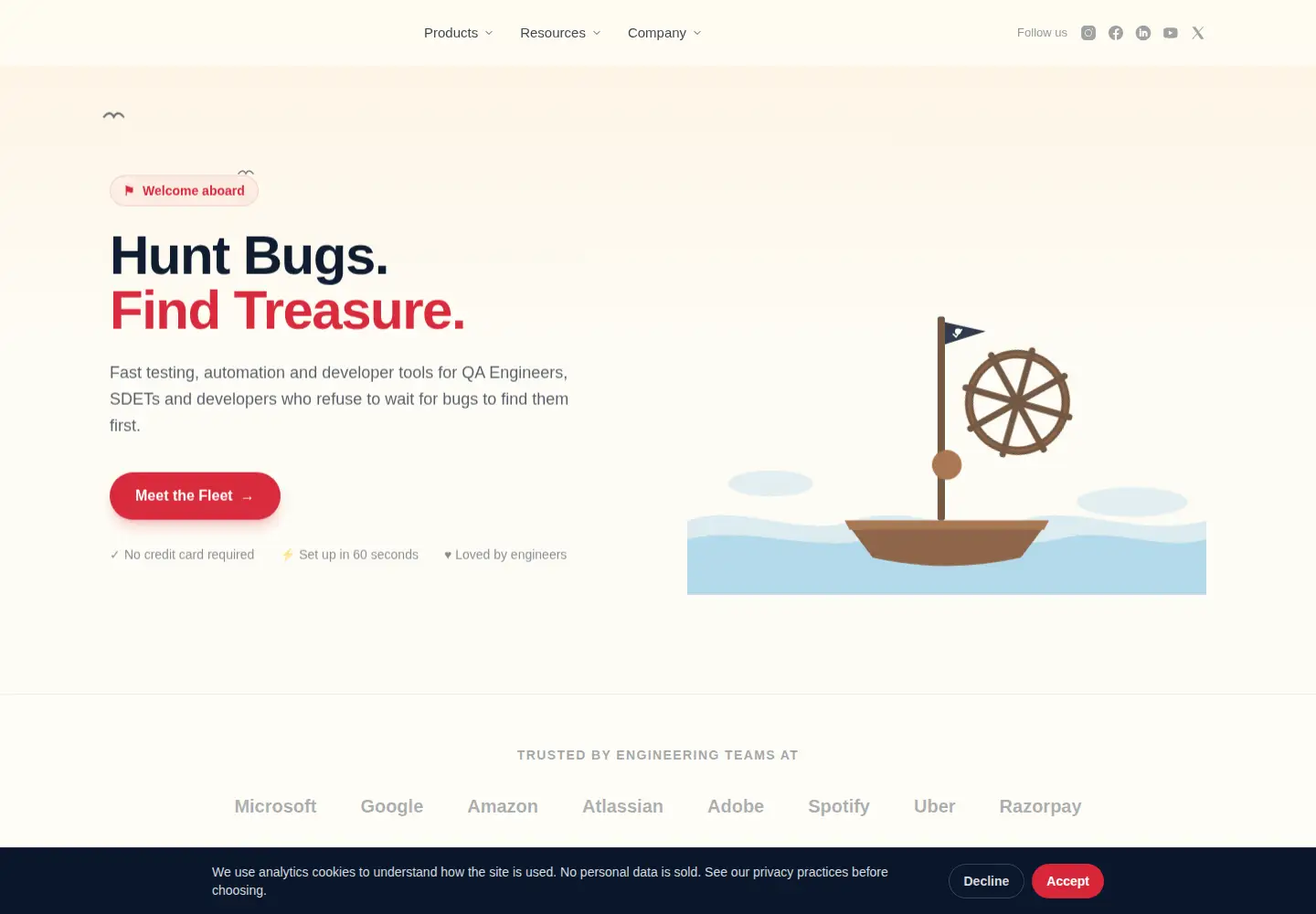 Screenshot of piratesofbugs.com