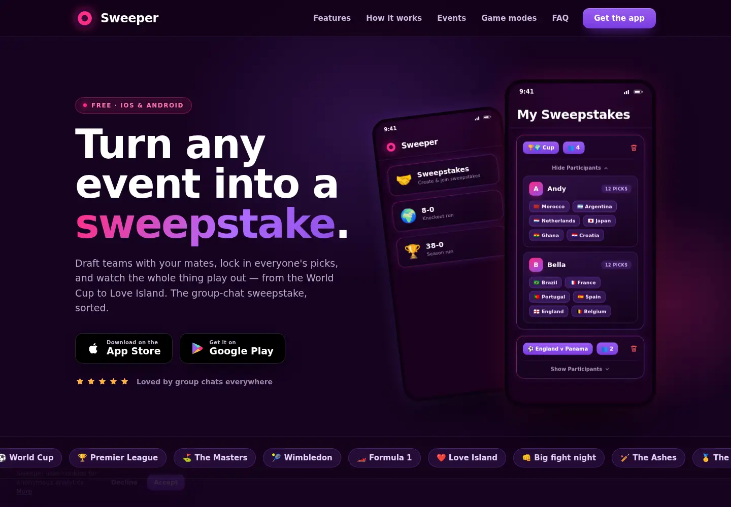 Screenshot of playsweeper.com