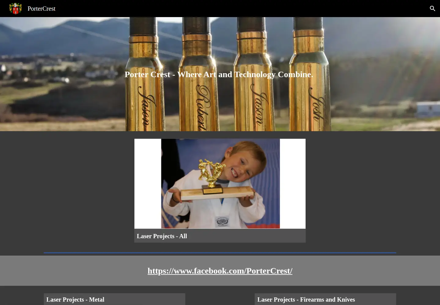 Screenshot of portercrest.com