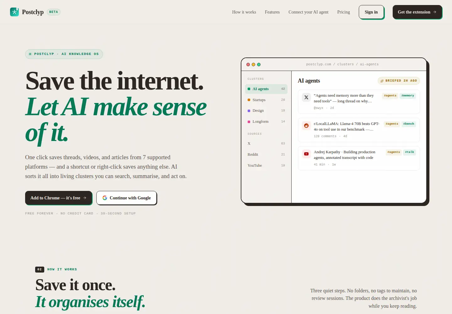 Screenshot of postclyp.com