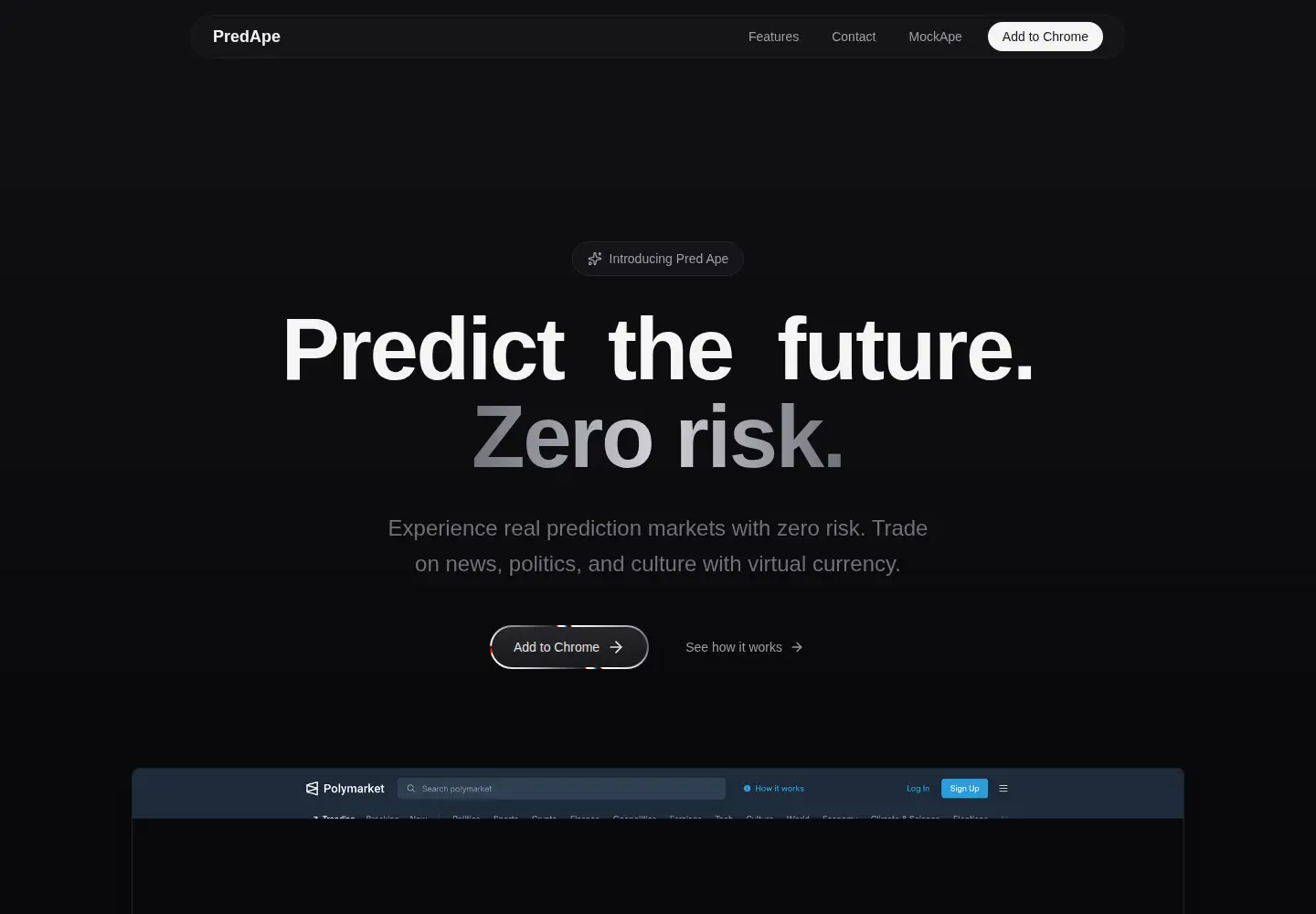 Screenshot of predape.com