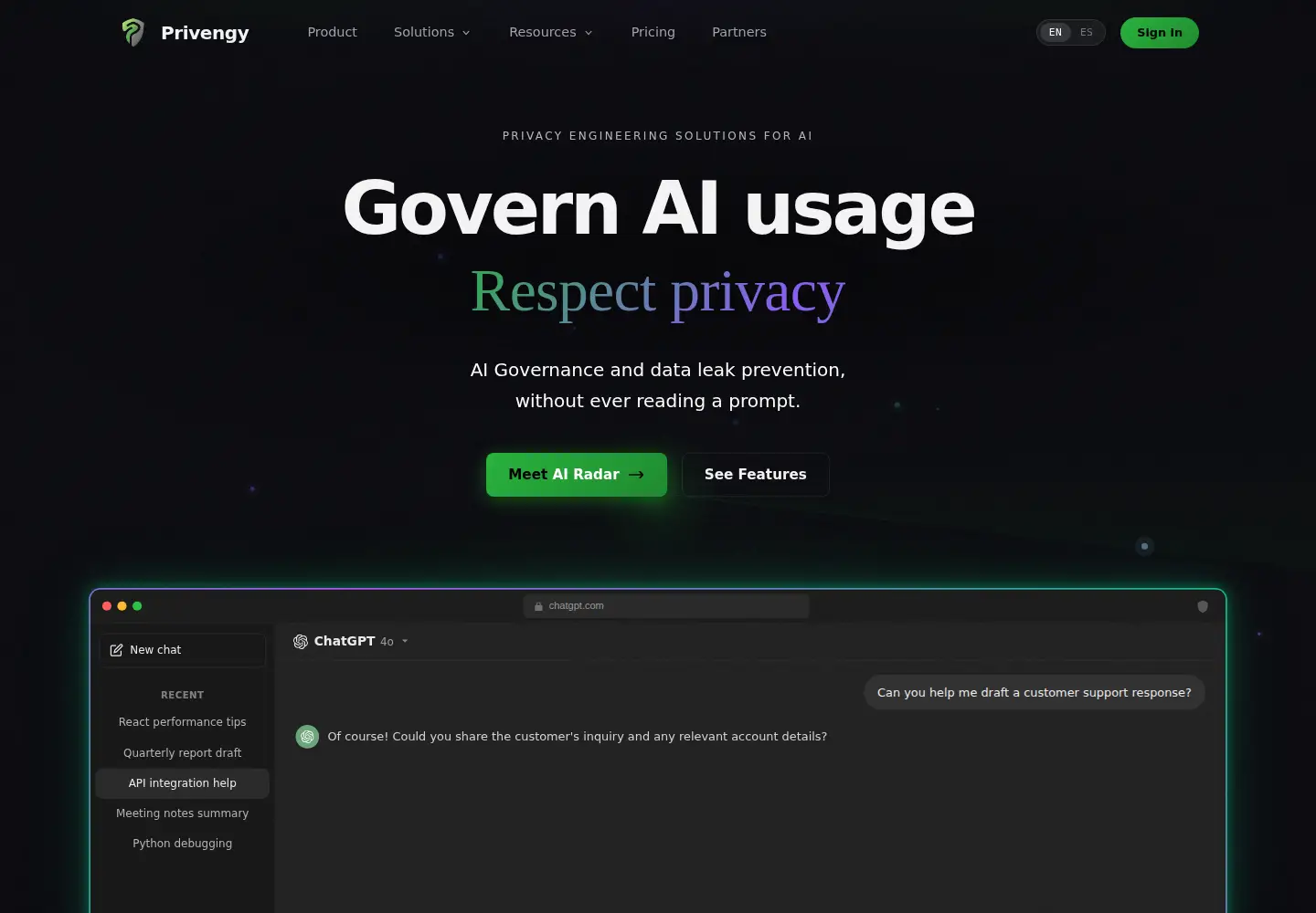 Screenshot of privengy.com