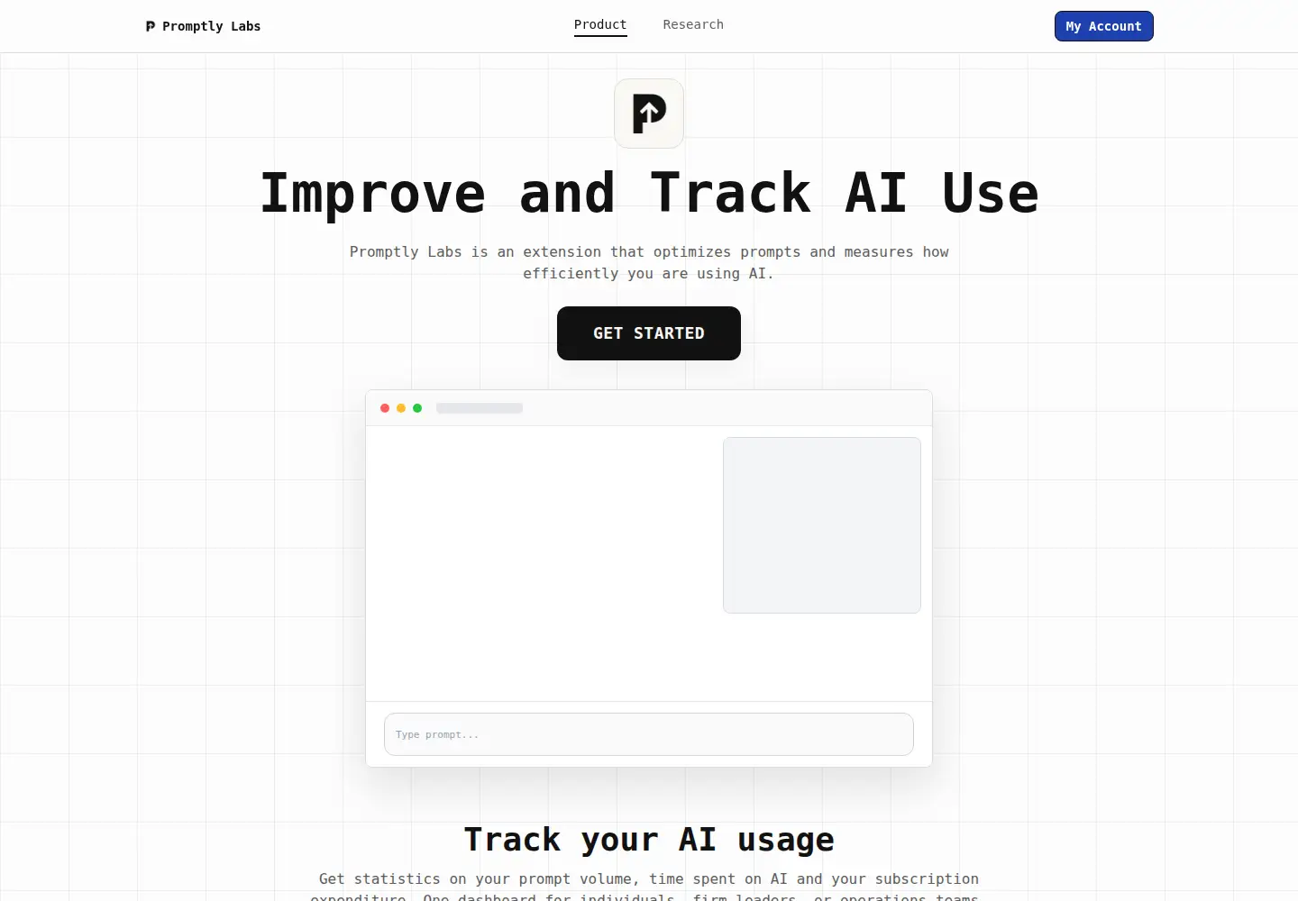 Screenshot of promptly-labs.com