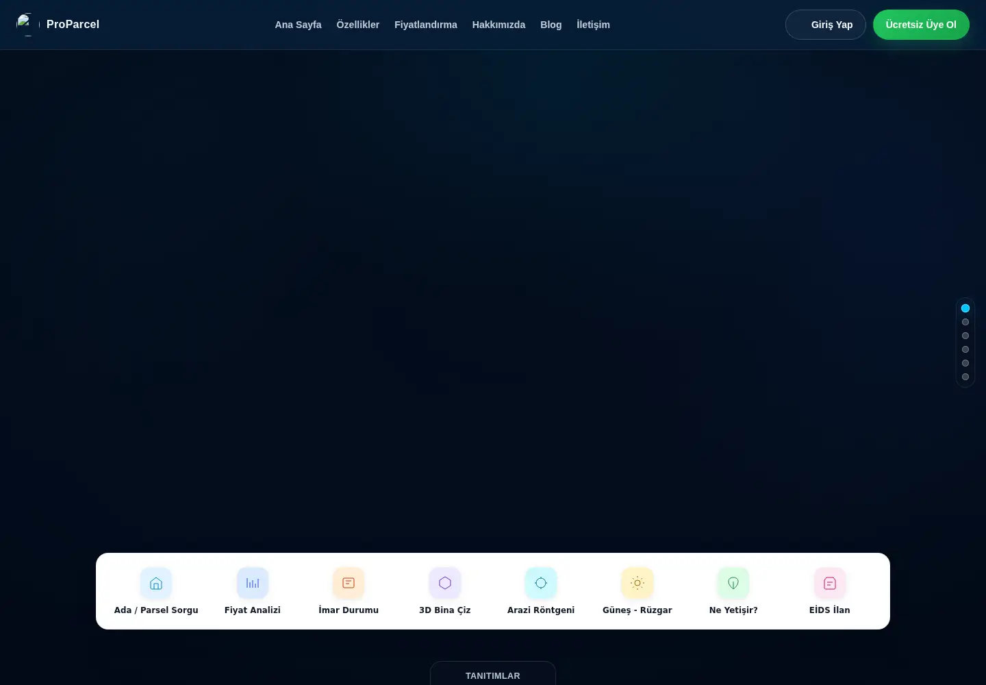 Screenshot of proparcel.com