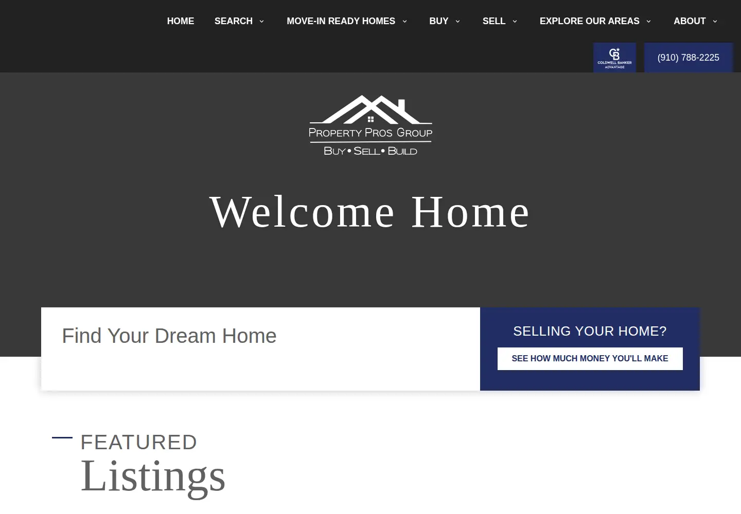 Captured homepage of propertyprosgroupre.com in the current scan