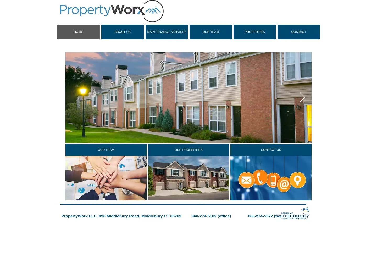 Screenshot of propertyworx.com