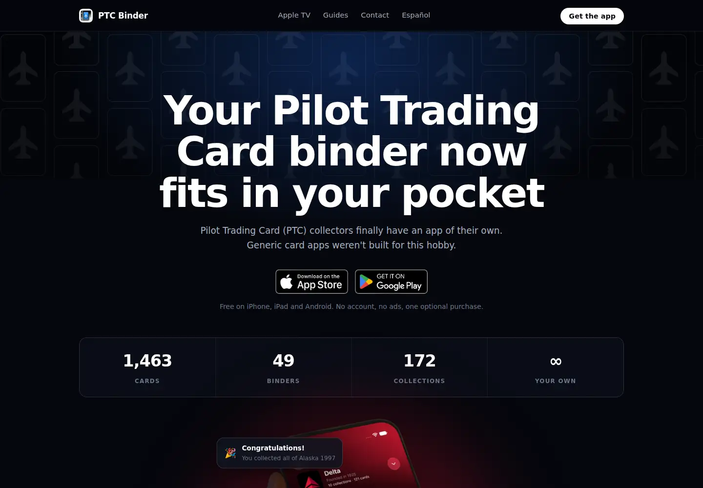 Screenshot of ptcbinder.com