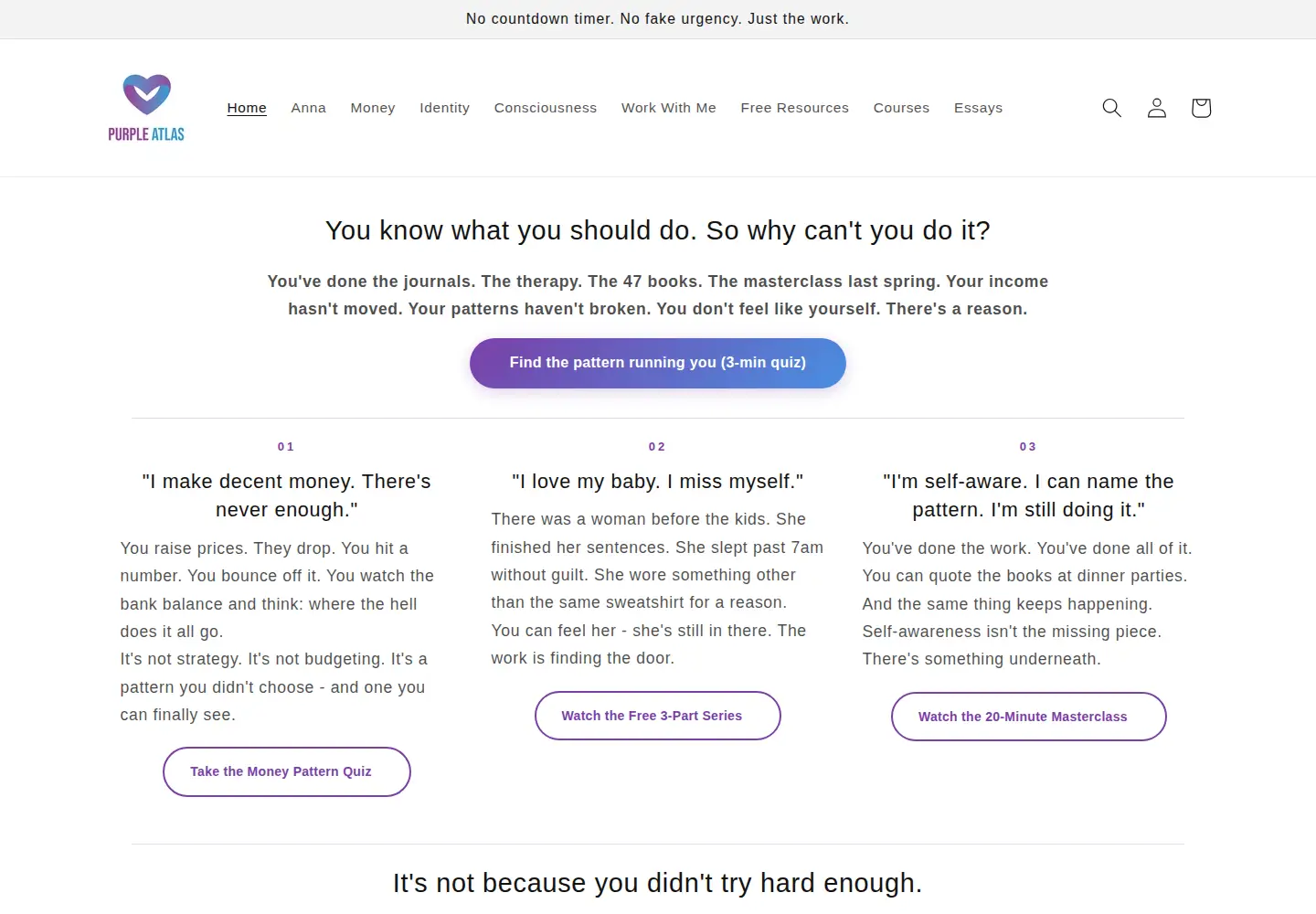 Screenshot of purpleatlas.com