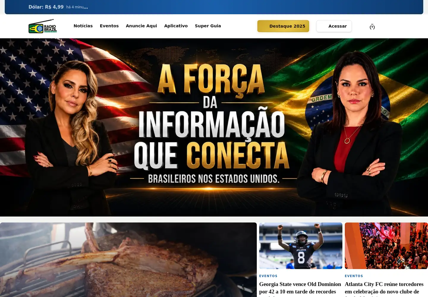 Screenshot of radiobrazilatl.com