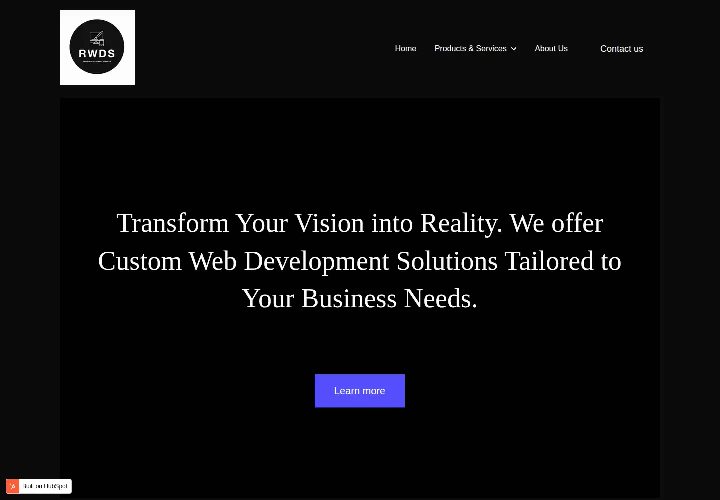 Screenshot of rajwebdev.com