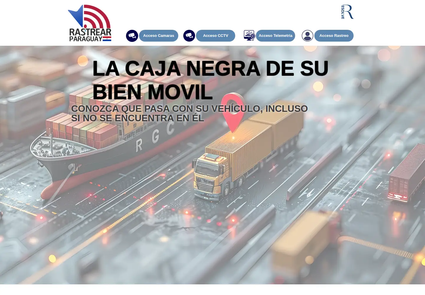 Screenshot of rastrearparaguay.com