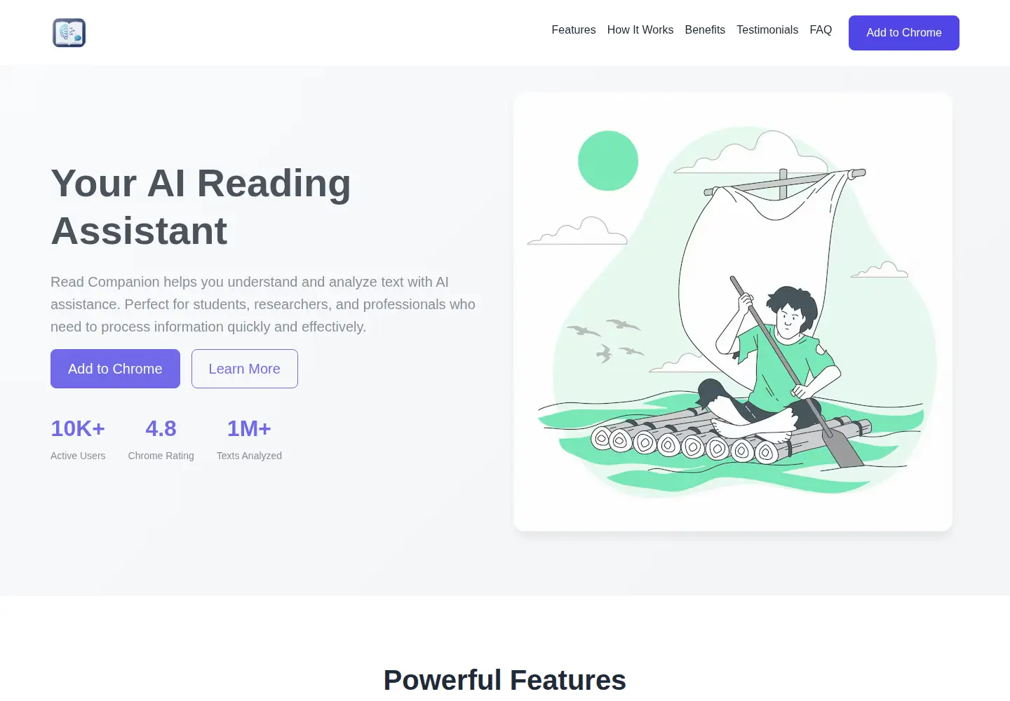 Screenshot of readcompanion.com