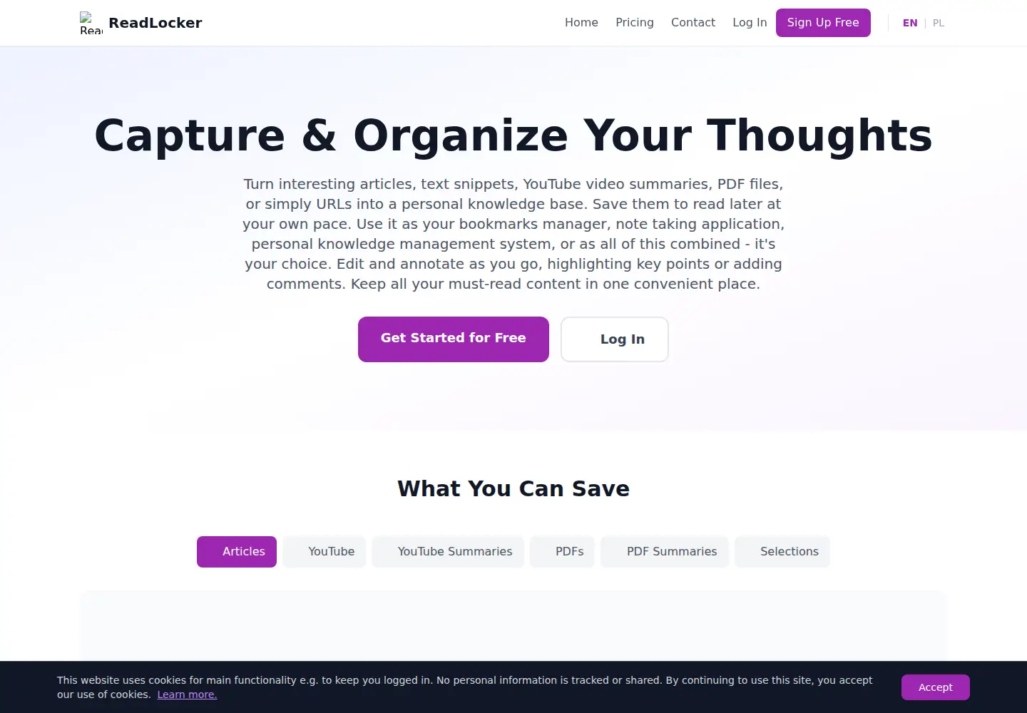 Screenshot of readlocker.com