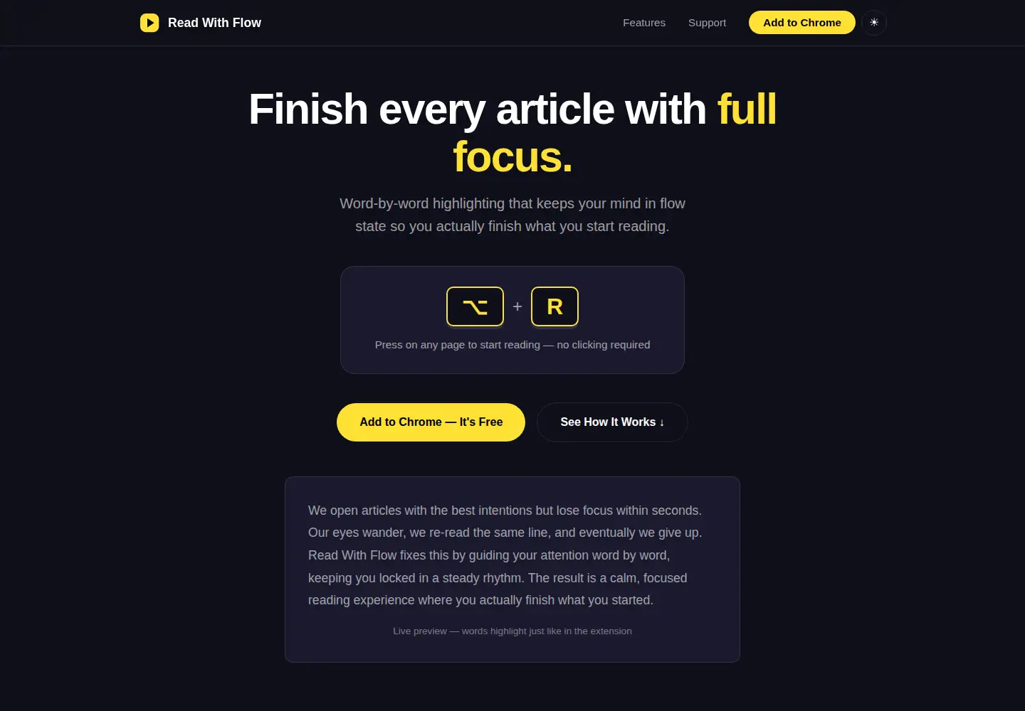 Screenshot of readwithflow.com