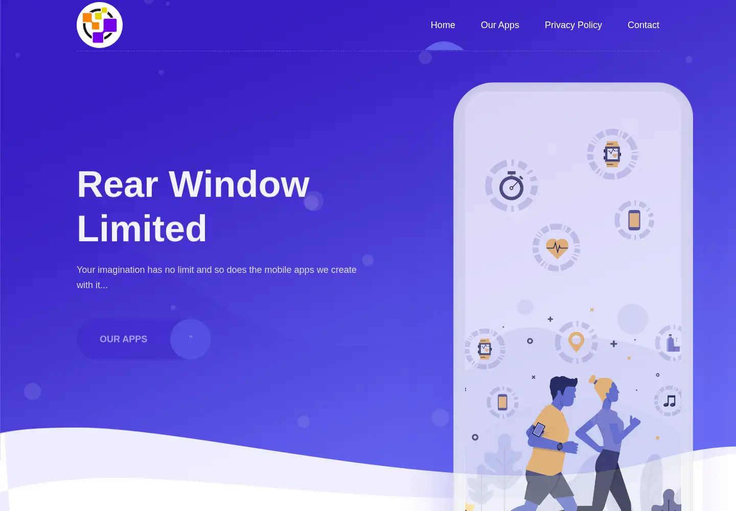 Screenshot of rearwindowapps.com