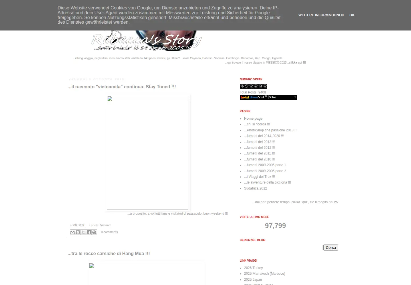 Screenshot of rebeccatrex.com