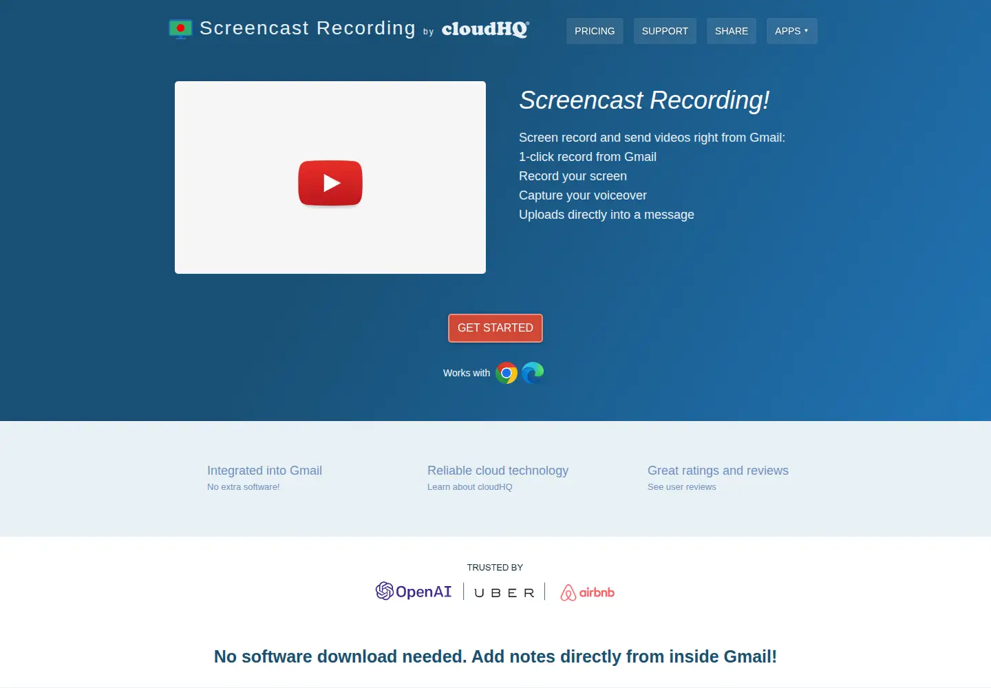 Screenshot of record-my-screen.com