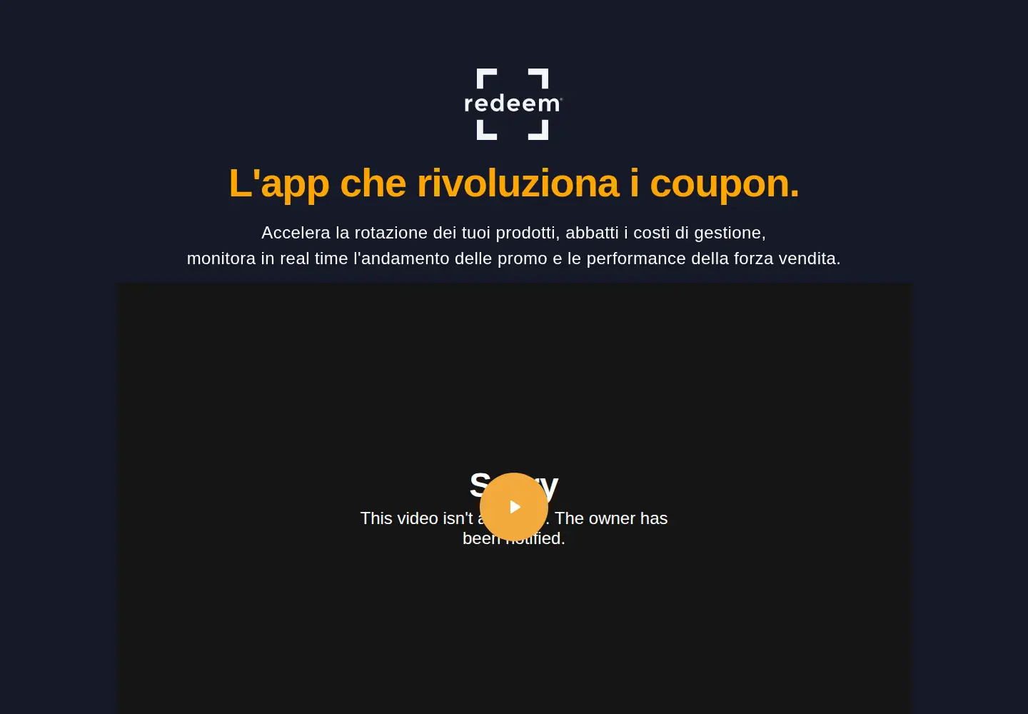Screenshot of redeem-app.com