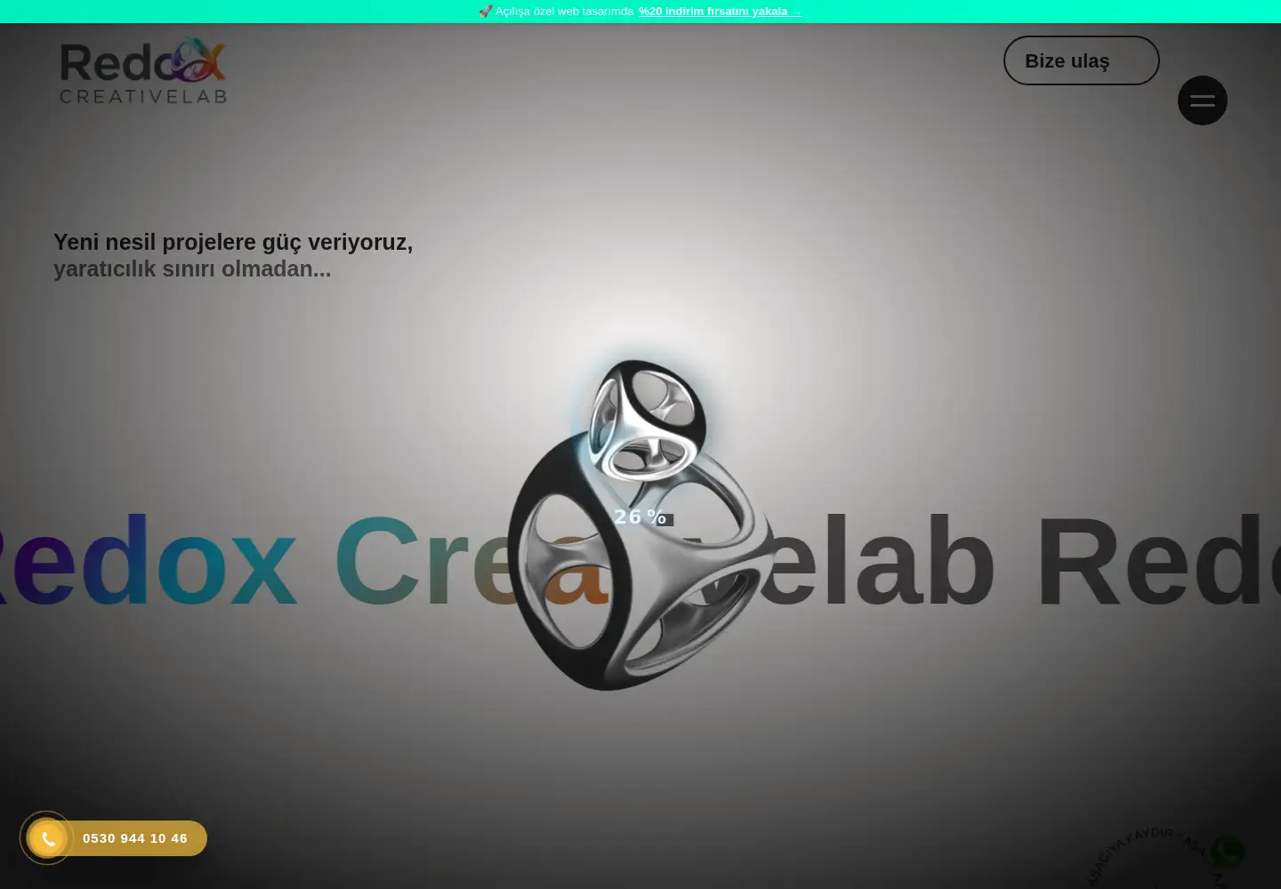 Screenshot of redoxcreativelab.com