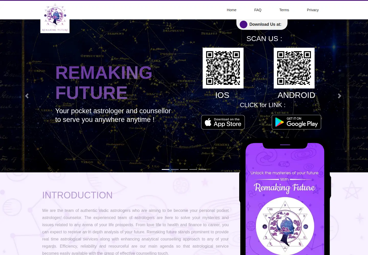 Screenshot of remakingfuture.com