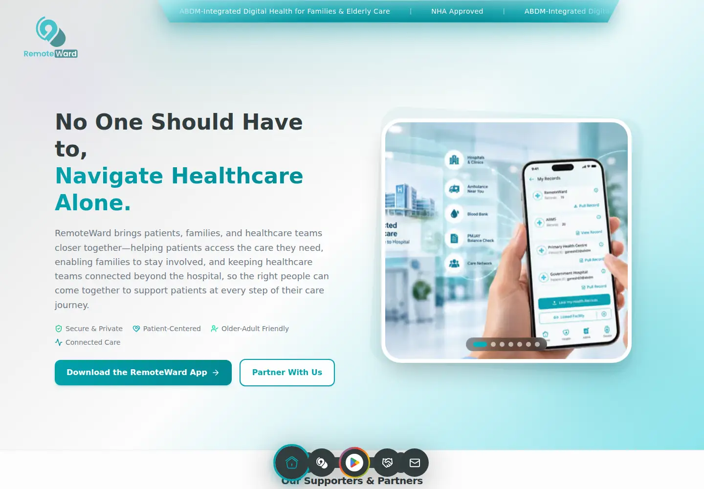 Screenshot of remoteward.com