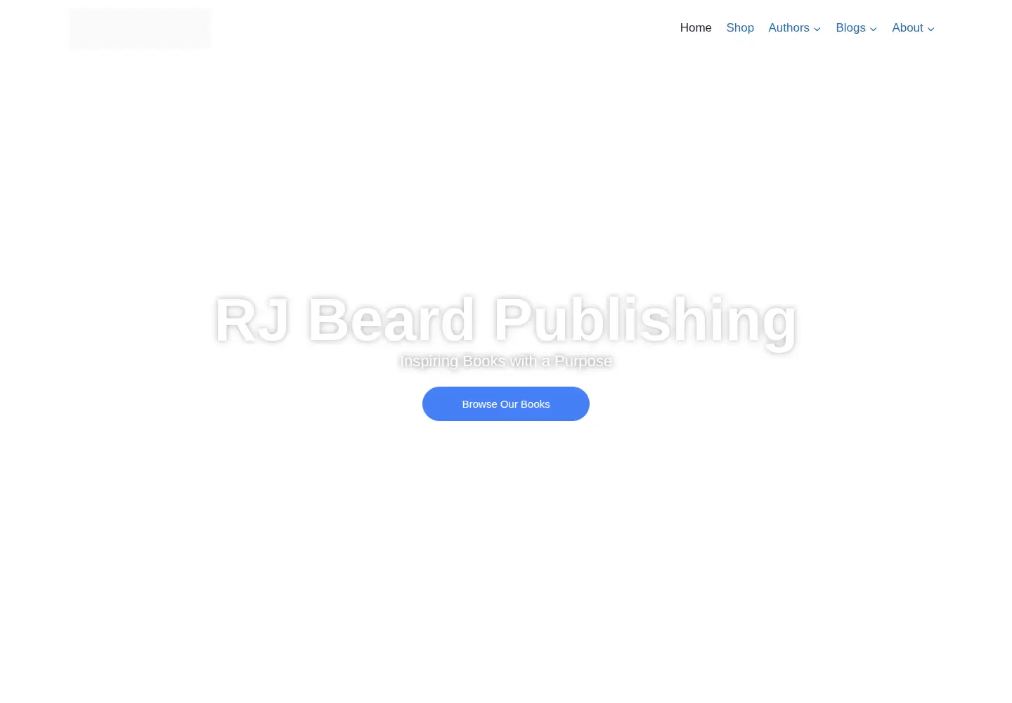 Screenshot of rjbeardpublishing.com