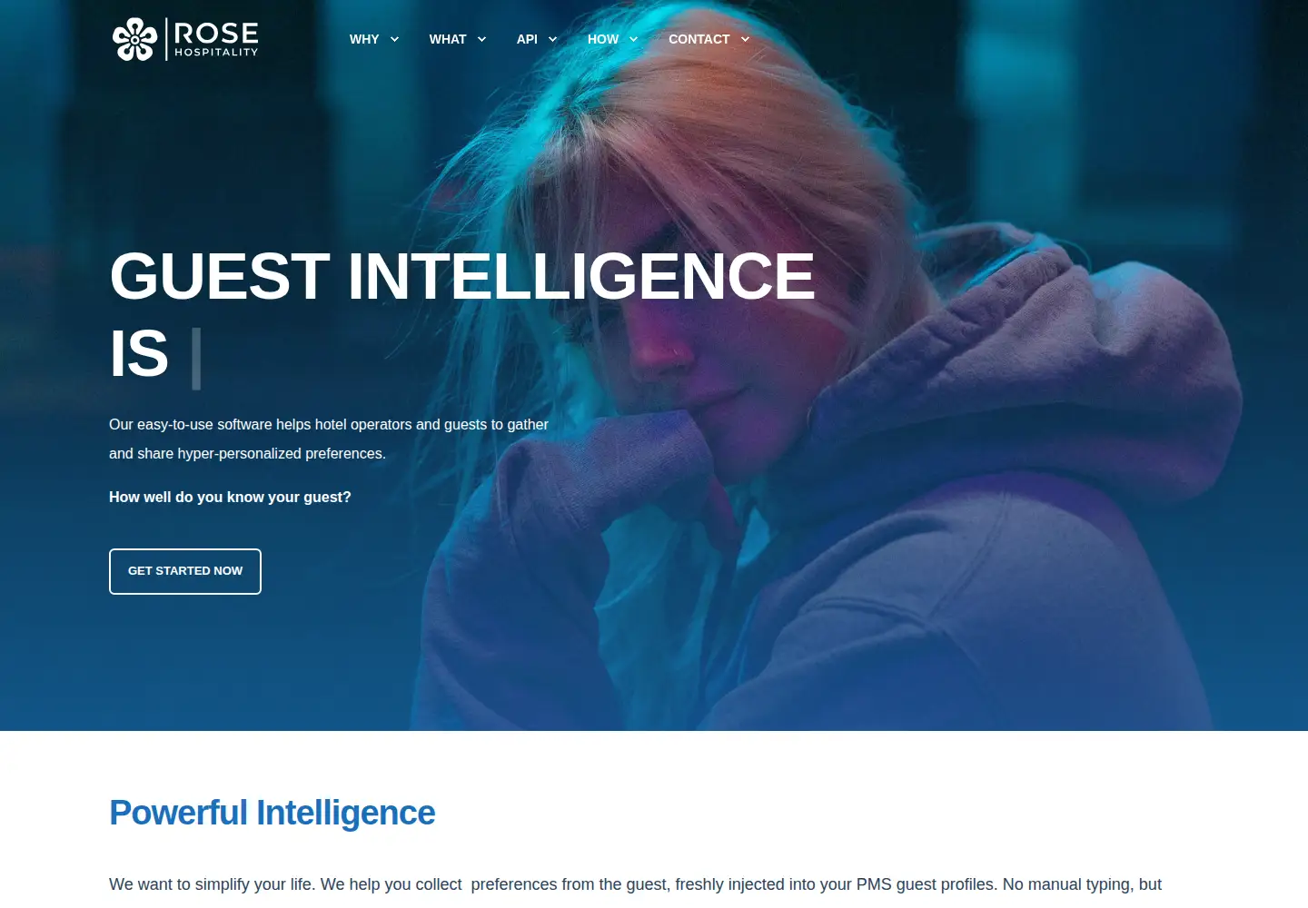 Screenshot of rose-hospitality.com