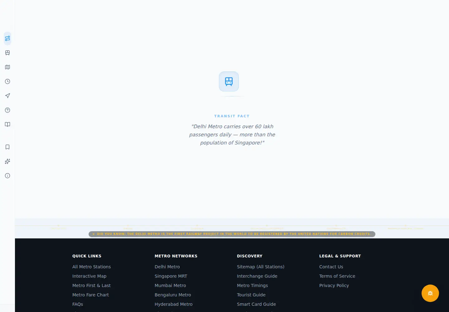 Screenshot of routemetro.com