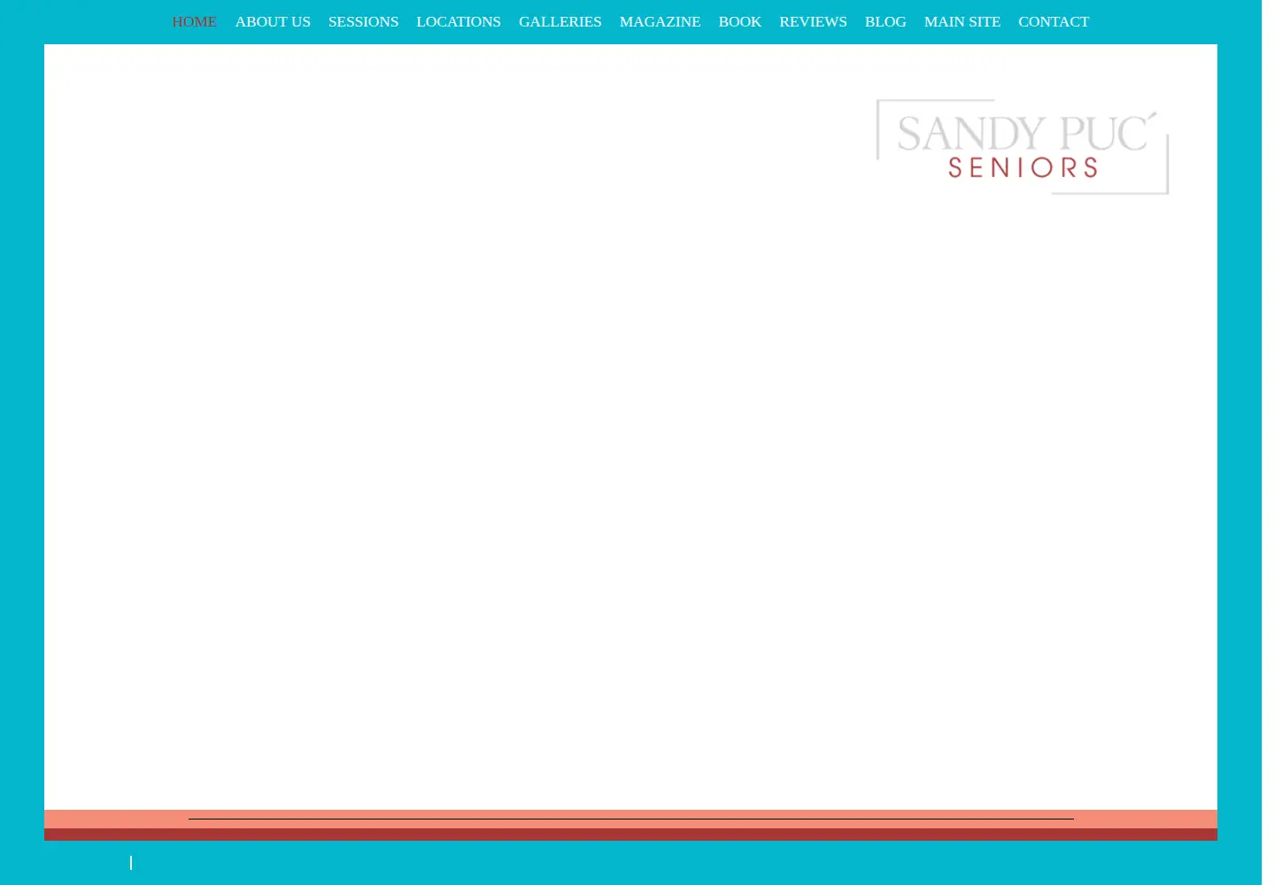 Captured homepage of sandypucseniors.com in the current scan