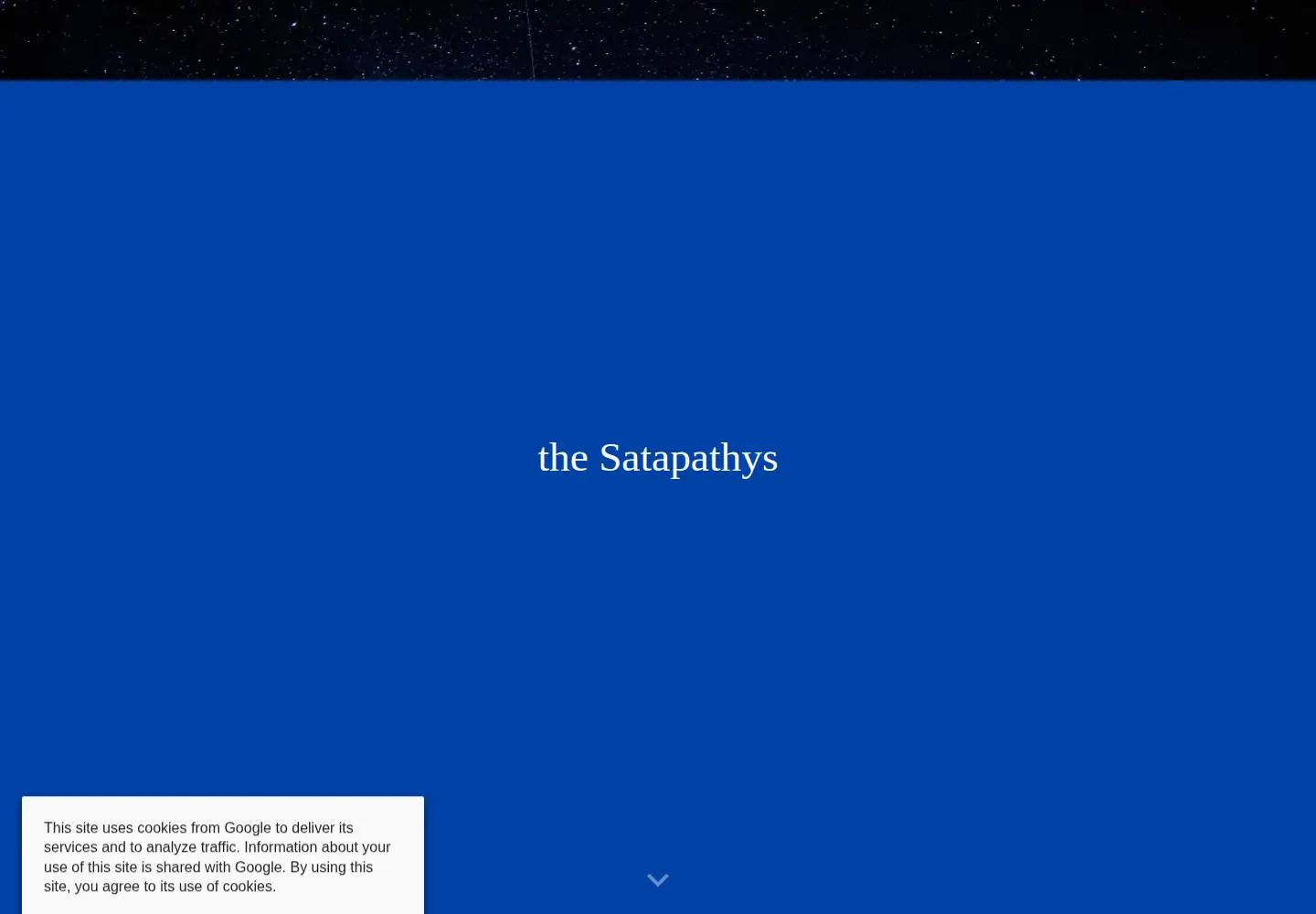 Screenshot of satapathys.com