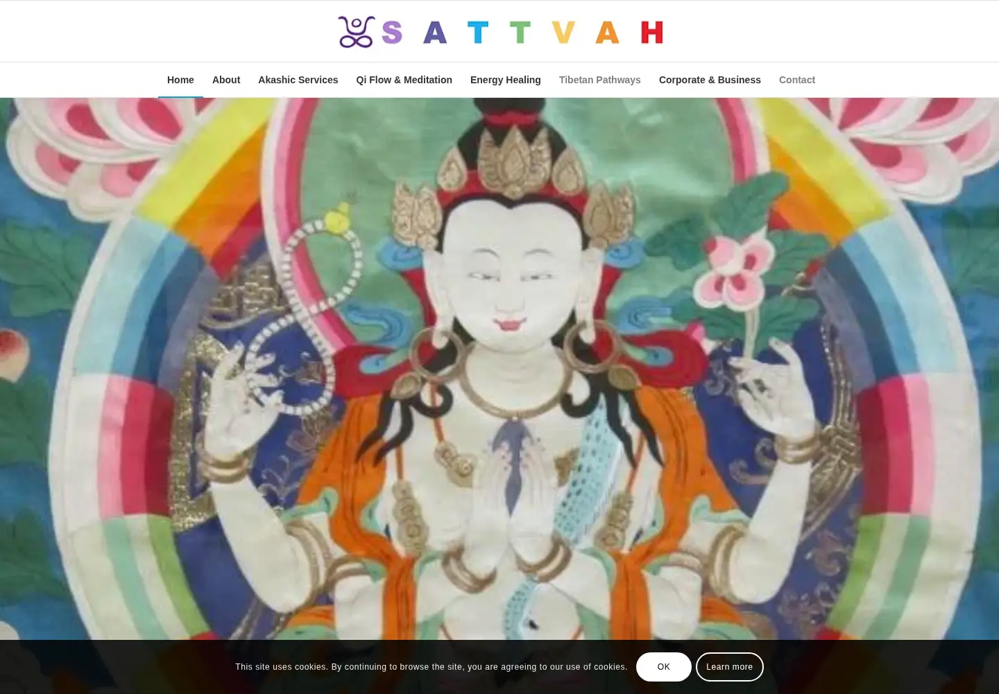 Captured homepage of sattvahwellness.com in the current scan