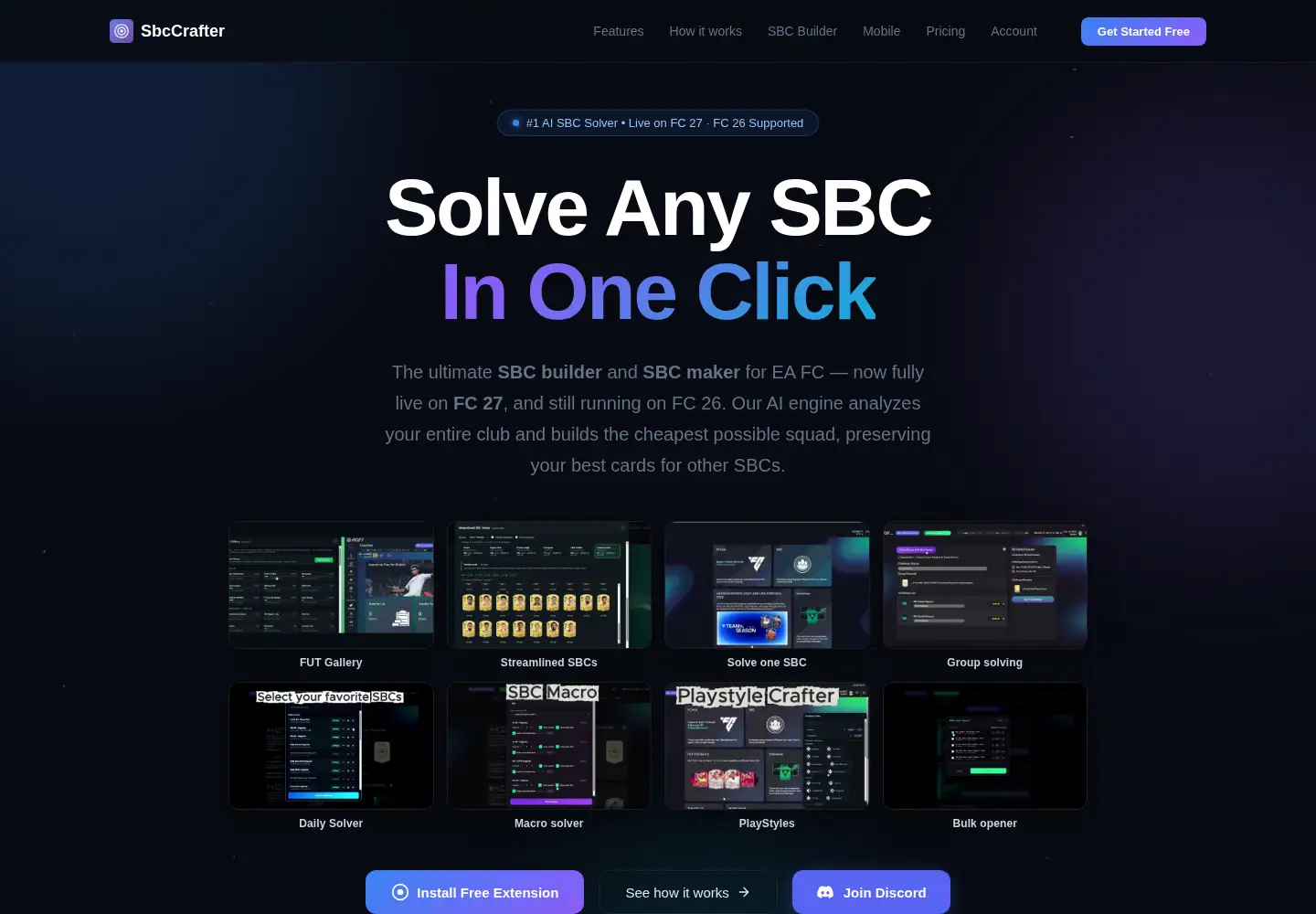 Screenshot of sbccrafter.com