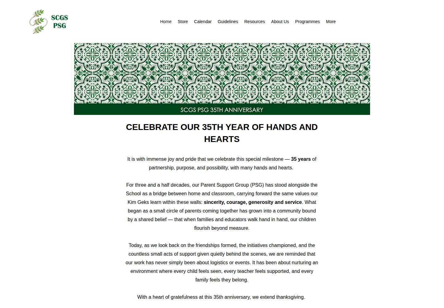 Screenshot of scgspsg.com