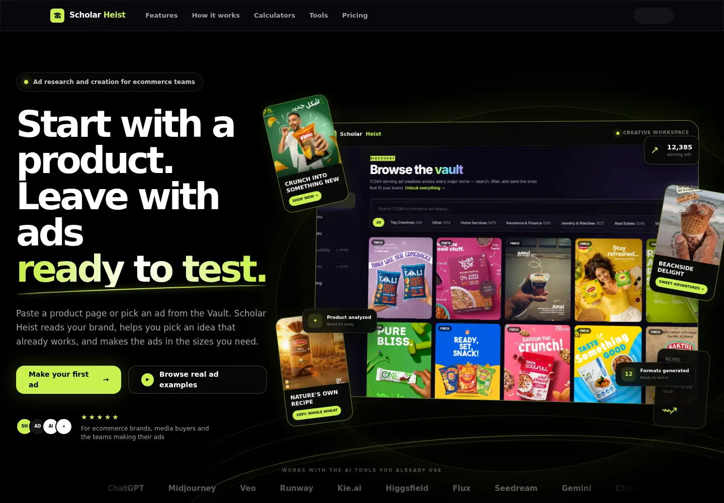 Screenshot of scholarheist.com