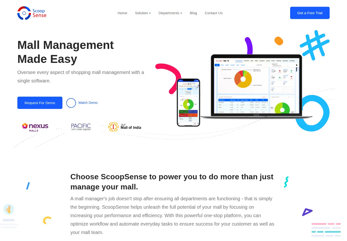 Screenshot of scoopsense.com