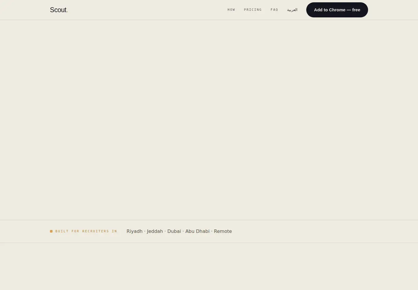 Screenshot of scoutforhr.com