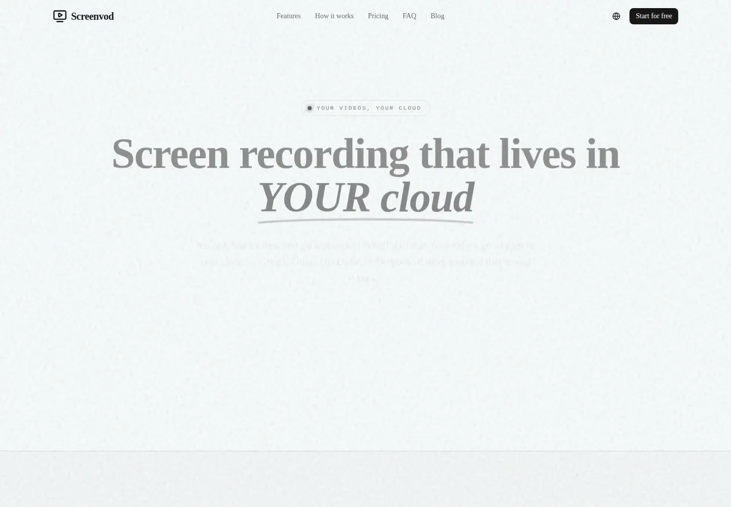 Screenshot of screenvod.com